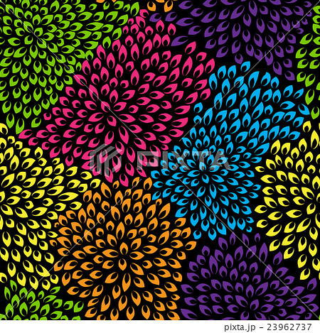 Abstract Flower Seamless Pattern Background 23962737