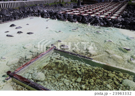 草津温泉　湯畑 23963332