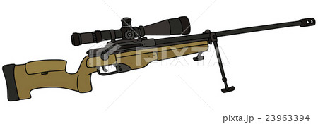 Black and sand sniper rifle Black and sand sniper rifle 23963394