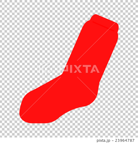 赤い靴下のイラスト素材