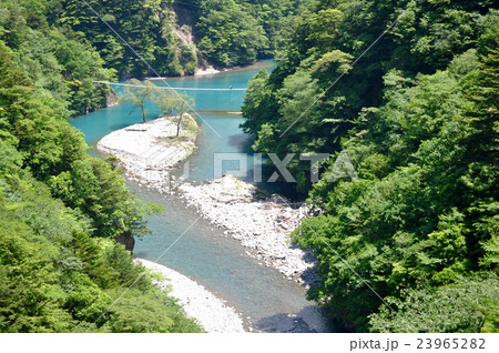 寸又峡温泉夢の吊橋の写真 23965282