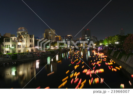 原爆の日 とうろう流し 原爆の日 とうろう流し 23966007