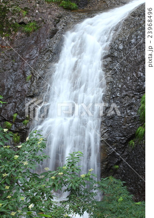 七種の滝 雄滝の写真素材