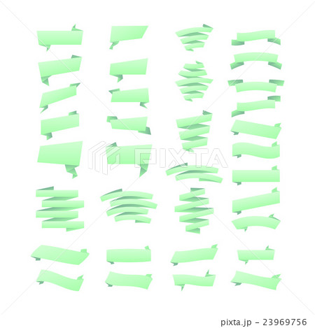 Set of empty commercial sale stickers, elements Set of empty commercial sale stickers, elements 23969756