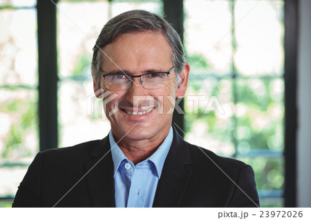Smiling businessman posing Smiling businessman posing 23972026