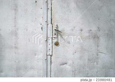 stainless latch white door 23980481