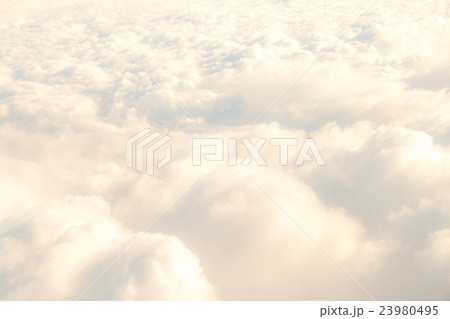 heavenly view high above the clouds 23980495