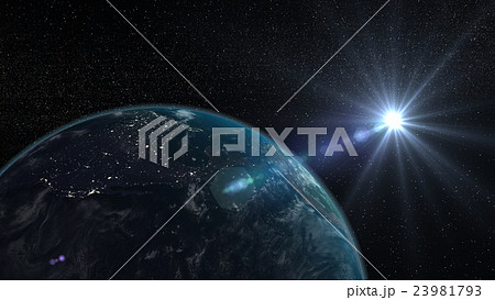 地球3DCG perming3DCG160812 イラスト素材 地球3DCG perming3DCG160812 イラスト素材 23981793