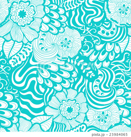 Vector seamless abstract hand-drawn pattern design 23984065