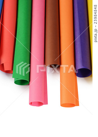 Set of a color paper close up Set of a color paper close up 23984848