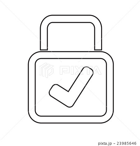 Lock Icon illustration design 23985646