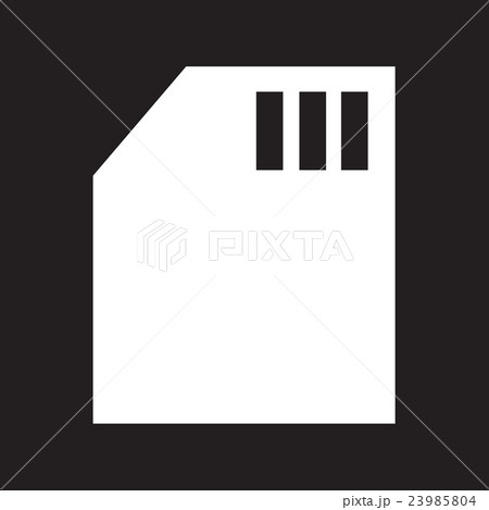 Memory Card icon Illustration design Memory Card icon Illustration design 23985804