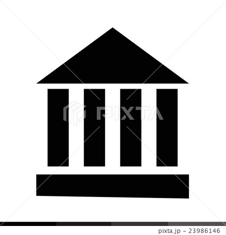 Monument Temple Column Icon Illustration design 23986146