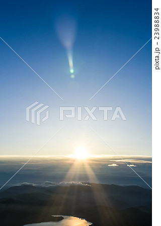 富士山からの朝日 23988834