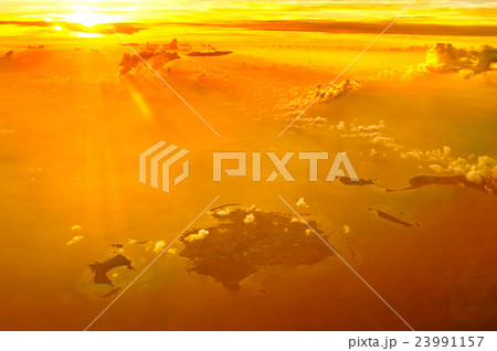 夕景（空撮） 23991157