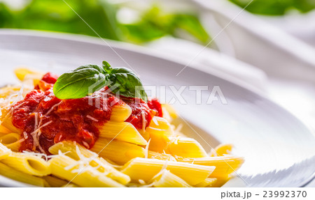 Pasta Penne with Tomato Bolognese Sauce, Pasta Penne with Tomato Bolognese Sauce, 23992370