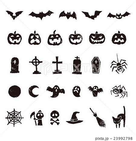 ハロウィンアイコン ハロウィンアイコン 23992798