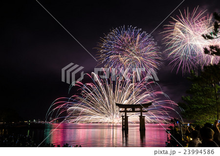 宮島水中花火大会 23994586