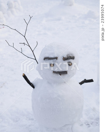 背中に枝の刺さった雪だるま 背中に枝の刺さった雪だるま 23995074