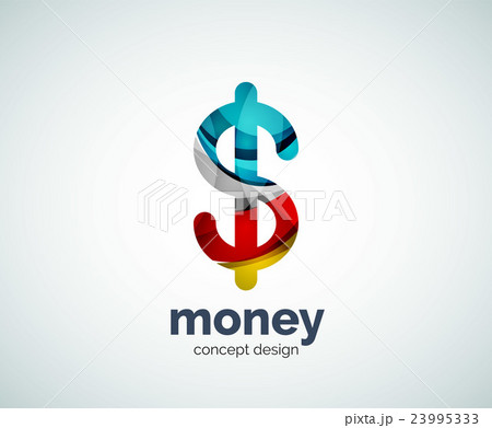 Vector dollar logo template 23995333