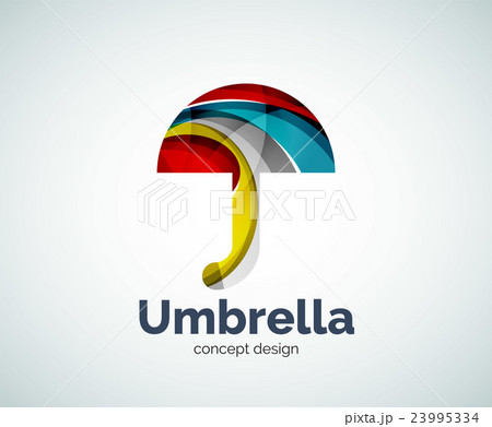 Vector umbrella logo template 23995334