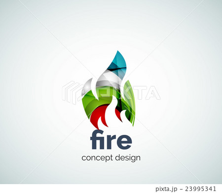 Fire logo template 23995341