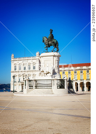 Commerce square in Lisbon, Portugal 23996607