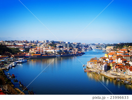 hill with old town of Porto, Portugal 23996633