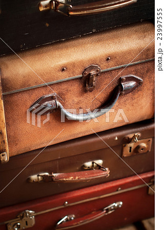 Old Vintage Grunge Trunks Stack Tower Travel Old Vintage Grunge Trunks Stack Tower Travel 23997555