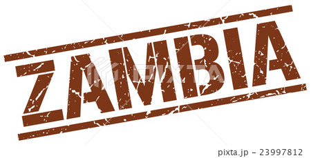 Zambia brown square stamp Zambia brown square stamp 23997812
