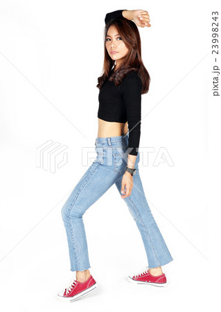 lady dance on white 23998243