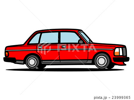 セダン 赤 セダン 赤 23999365