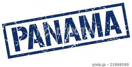 Panama blue square stamp 23999589