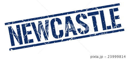 Newcastle blue square stamp 23999814