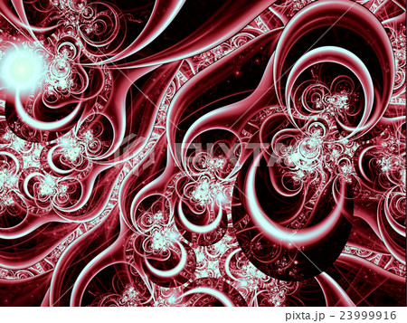 Abstract elegant ornament - digitally generated Abstract elegant ornament - digitally generated 23999916