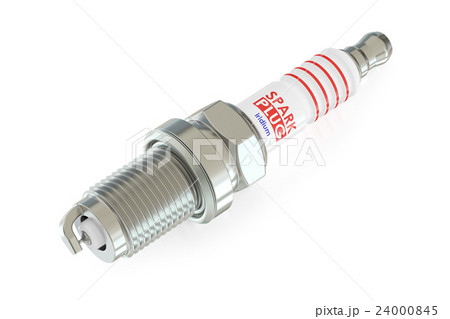 Spark plug, 3D rendering 24000845