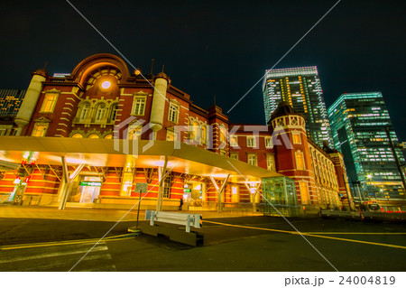 Night view point in Tokyo Station, Japan Night view point in Tokyo Station, Japan 24004819