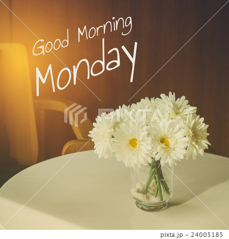 Good Morning Monday Typographyの写真素材