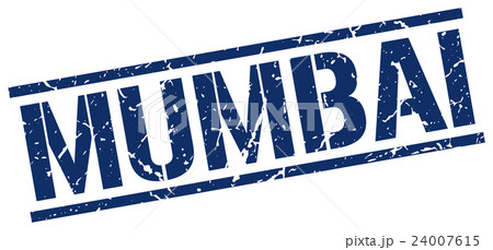Mumbai blue square stamp Mumbai blue square stamp 24007615