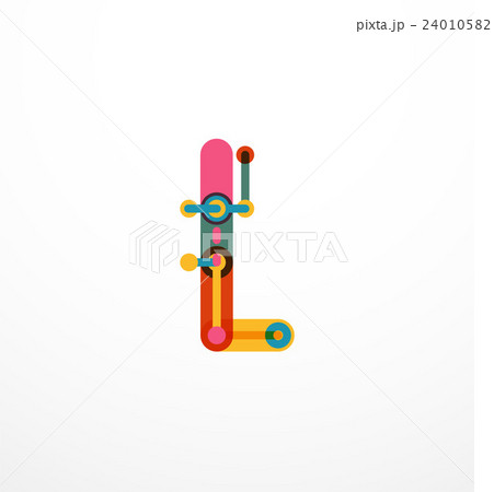 Abstract line design letter logo Abstract line design letter logo 24010582