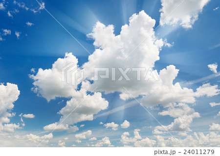sun on beautiful sky 24011279