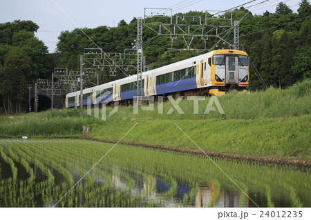 E257系による特急しおさい号 24012235