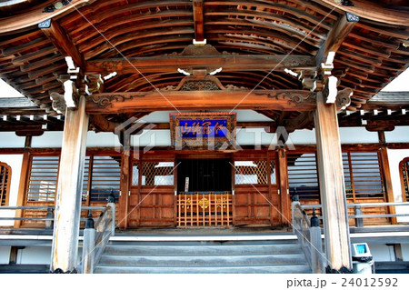 下北半島・恐山の風景・本堂の眺め（４） 24012592