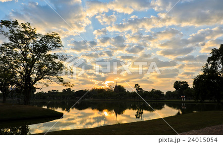 Beautiful sunrise sky 24015054