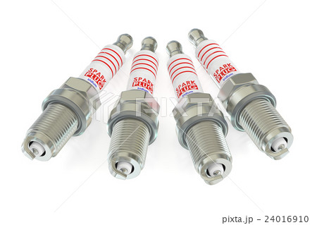 Spark plugs, 3D rendering 24016910