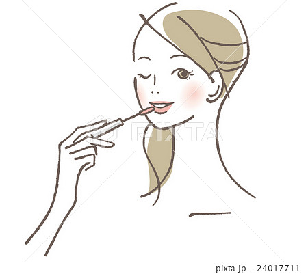 メイク　女性　グロス 24017711