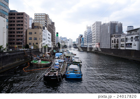 日本橋川と隅田川の合流地点 24017820