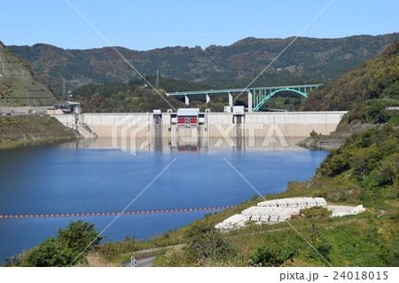 ダム湖百選・寒河江ダムと月山湖 ダム湖百選・寒河江ダムと月山湖 24018015