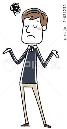 若い男性:困る 若い男性:困る 24021259