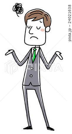 ビジネスマン:困る ビジネスマン:困る 24021638